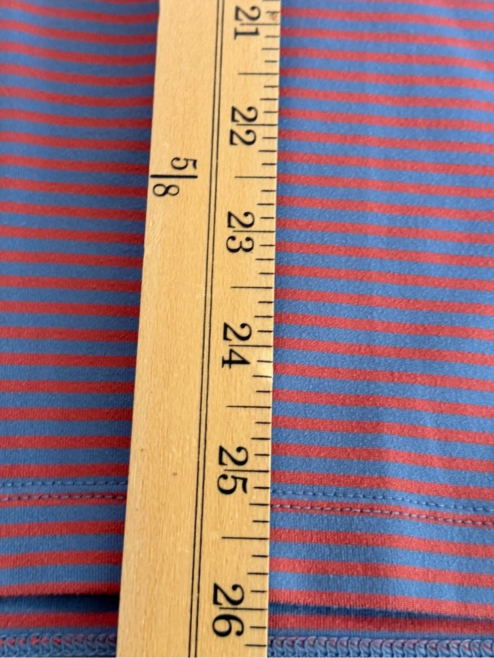 J.Crew Performance Striped Golf Polo Shirt Blue Pink Short Sleeve Size Small
